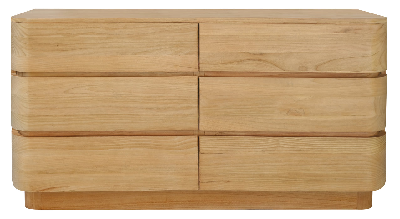 Gatsby 6 Drawer Dresser (Natural)
