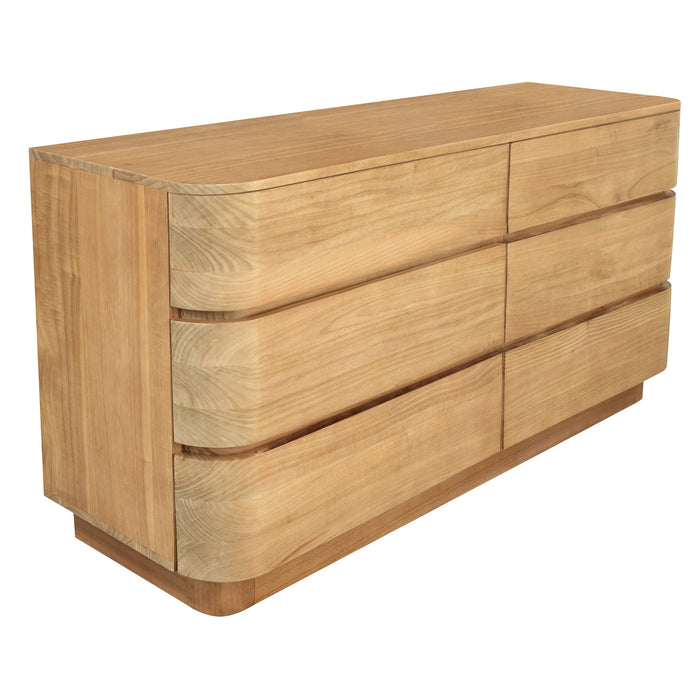 Gatsby 6 Drawer Dresser (Natural)