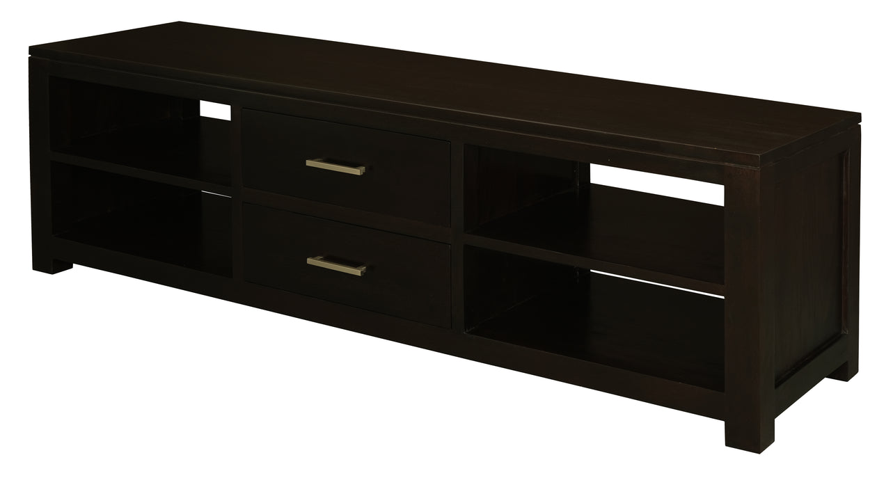 Paris 2 Middle Drawer Entetainment Unit (Chocolate)