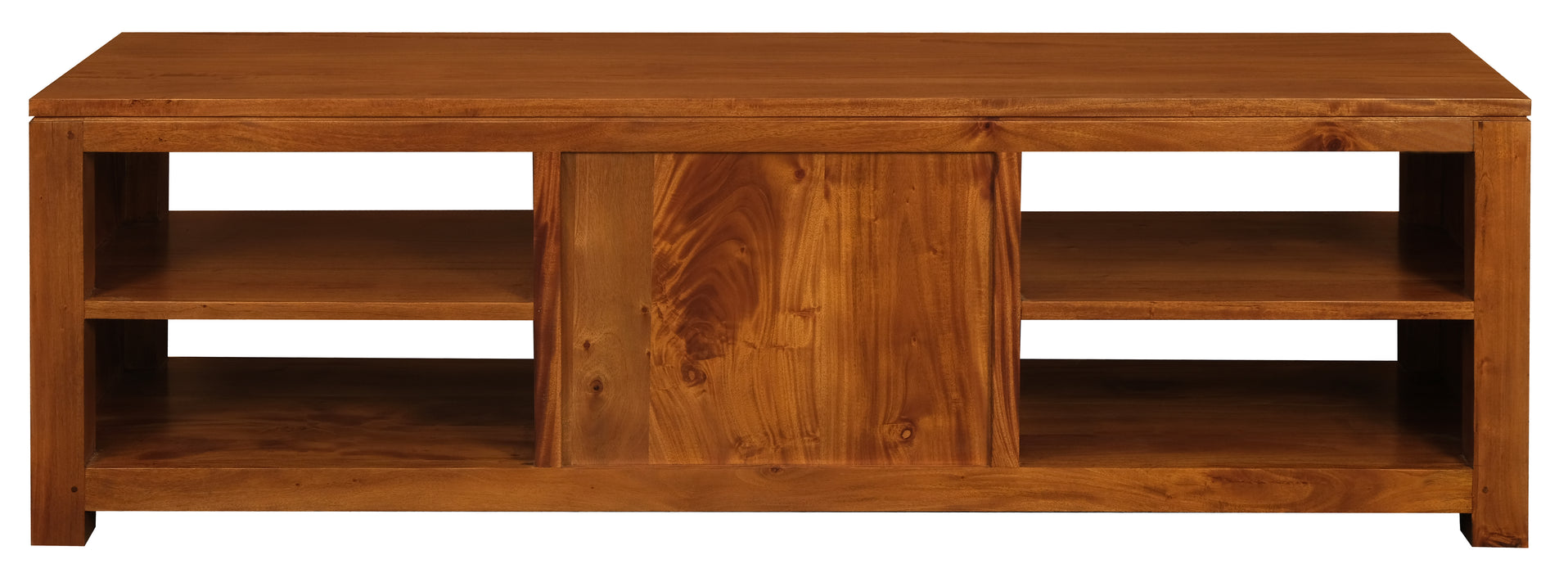 Paris 2 Middle Drawer Entetainment Unit (Light Pecan)