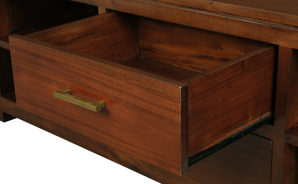Paris 2 Middle Drawer Entetainment Unit (Mahogany)