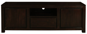 Amsterdam 2 Door 1 Drawer Entertainment Unit (Chocolate)