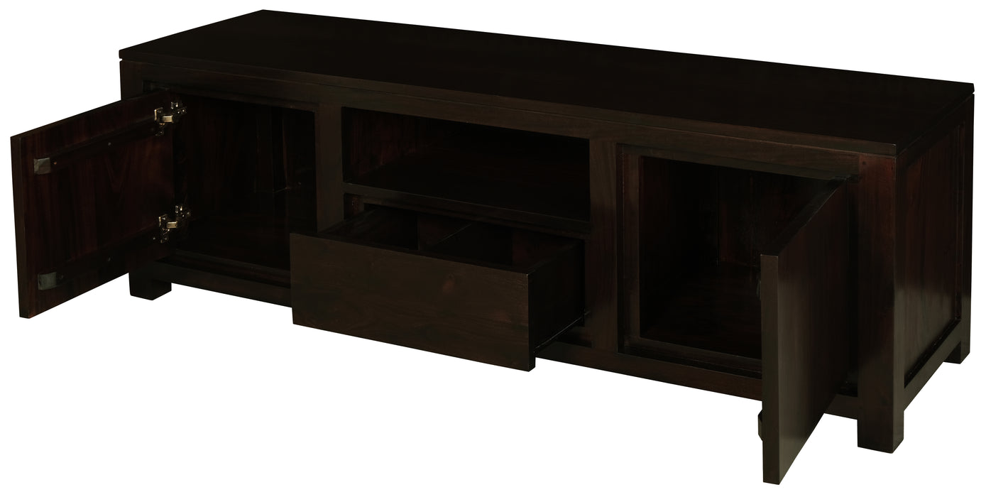 Amsterdam 2 Door 1 Drawer Entertainment Unit (Chocolate)