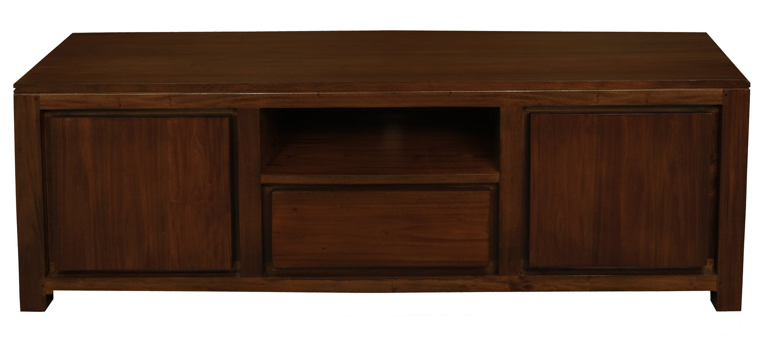 Amsterdam 2 Door 1 Drawer Entertainment Unit (Mahogany)