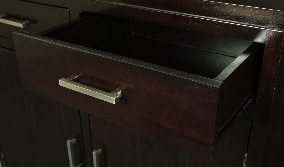 Paris 2 Door 2 Drawer Buffet (Chocolate)