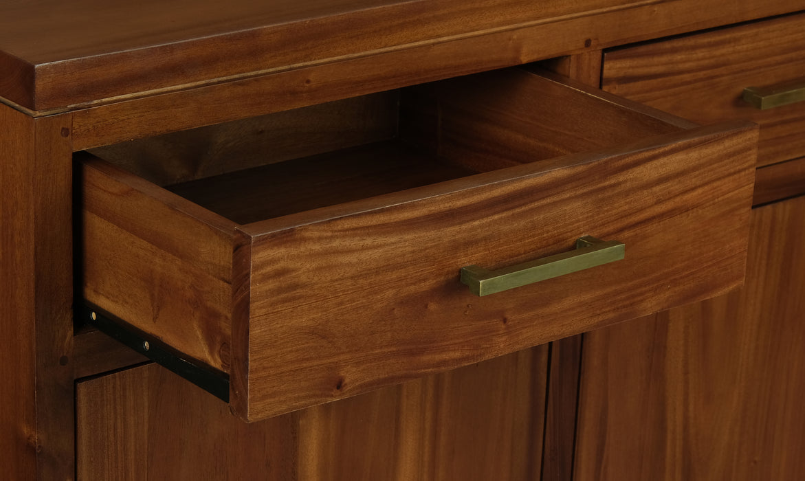 Paris 2 Door 2 Drawer Buffet (Light Pecan)