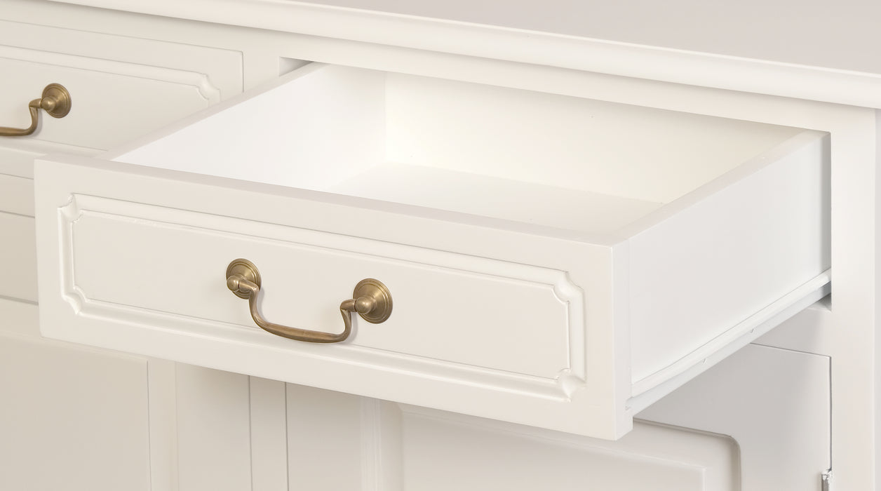 Tasmania 2 Door 2 Drawer Buffet (White)