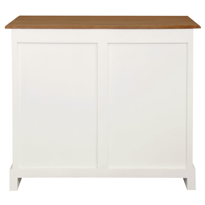 Tasmania 2 Door 2 Drawer Buffet (White Caramel)