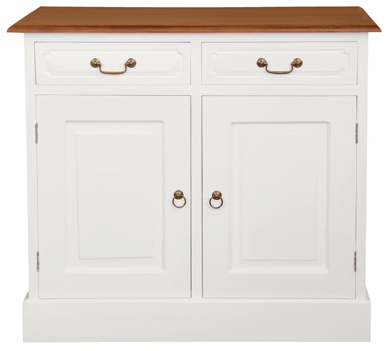 Tasmania 2 Door 2 Drawer Buffet (White Caramel)
