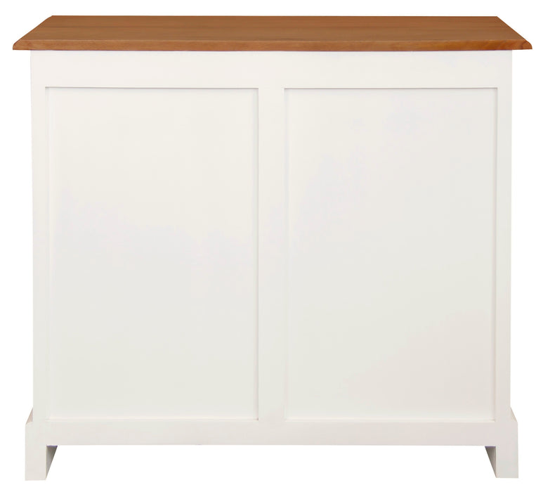 Tasmania 2 Door 2 Drawer Buffet (White Caramel)