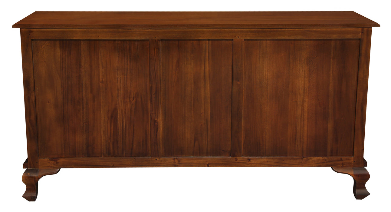 Queen Anne 2 Door 2 Drawer Buffet (Mahogany)