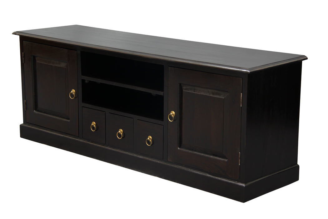 Tasmania 2 Door 3 Drawer Entertainment Unit (Chocolate)
