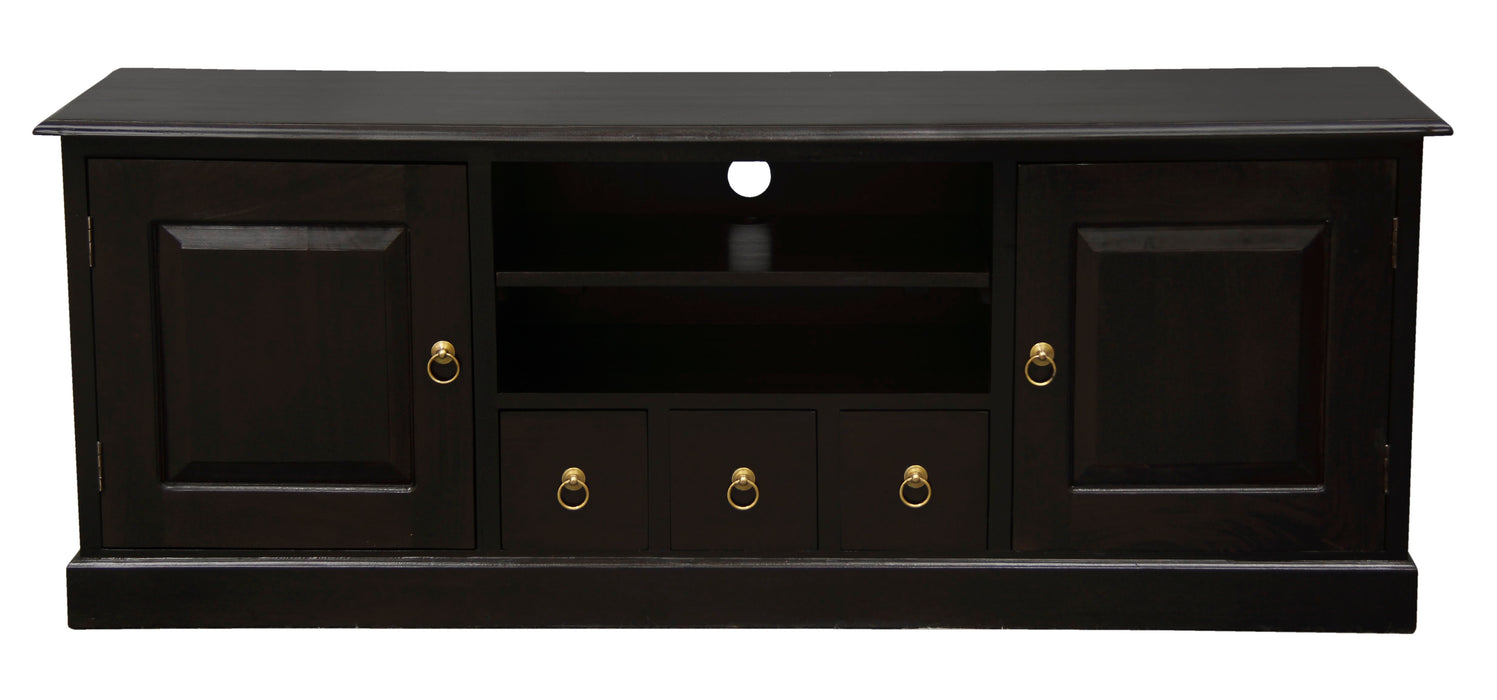 Tasmania 2 Door 3 Drawer Entertainment Unit (Chocolate)