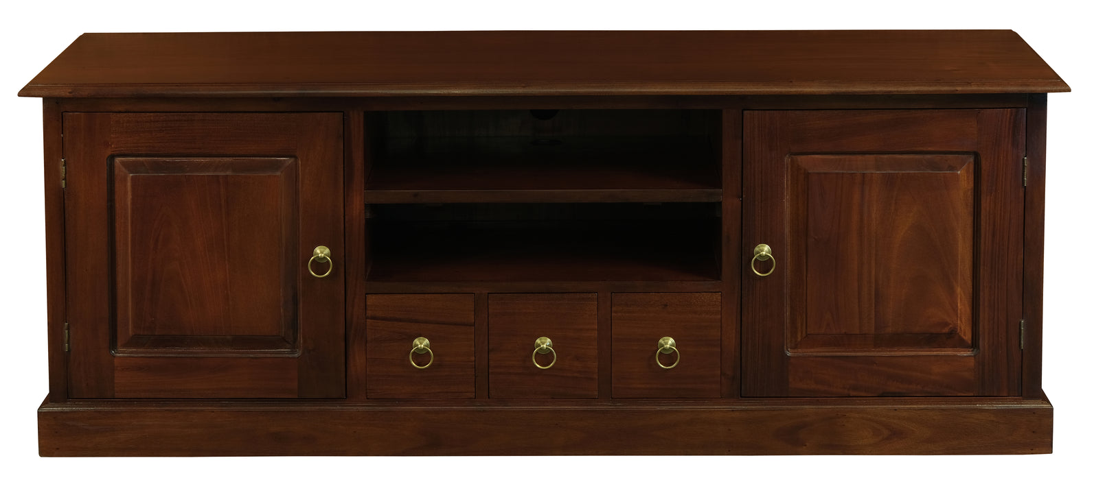 Tasmania 2 Door 3 Drawer Entertainment Unit (Mahogany)