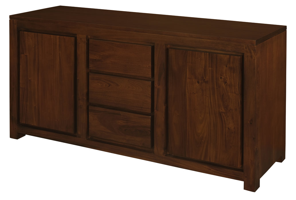 Amsterdam 2 Door 3 Drawer Buffet (Mahogany)