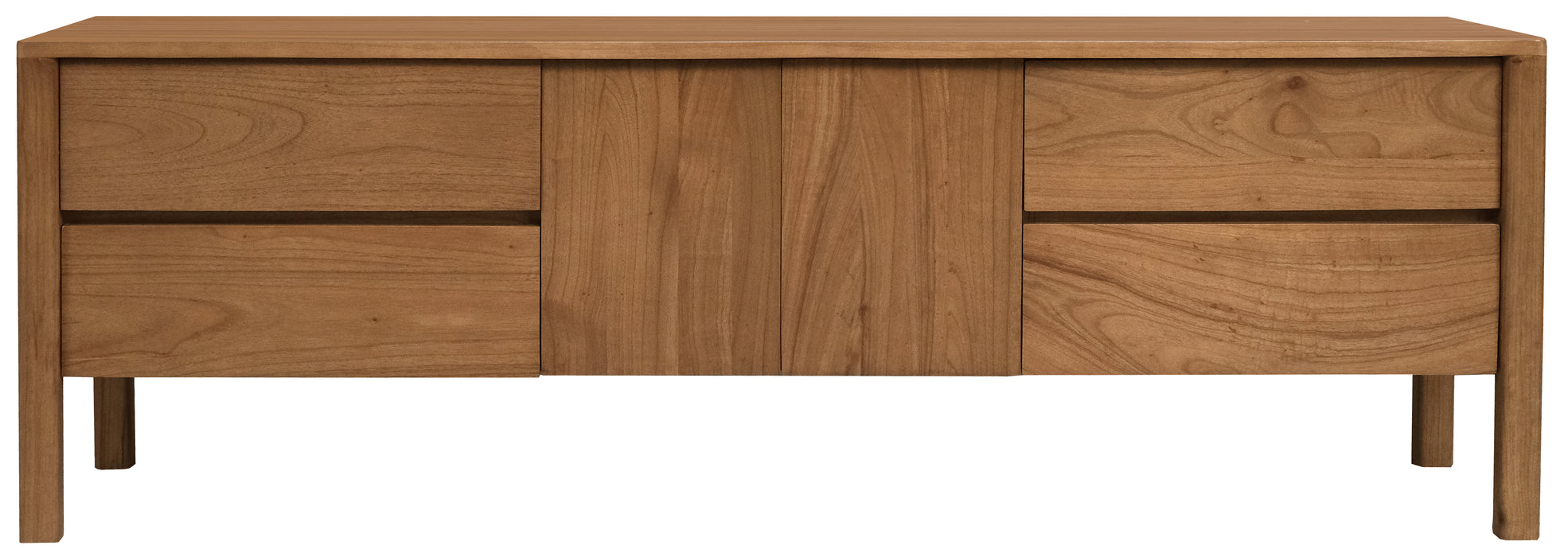 Adelle 2 Door 4 Drawer Entertaiment Unit (Almond)