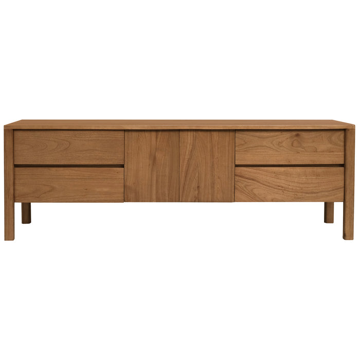 Adelle 2 Door 4 Drawer Entertaiment Unit (Almond)