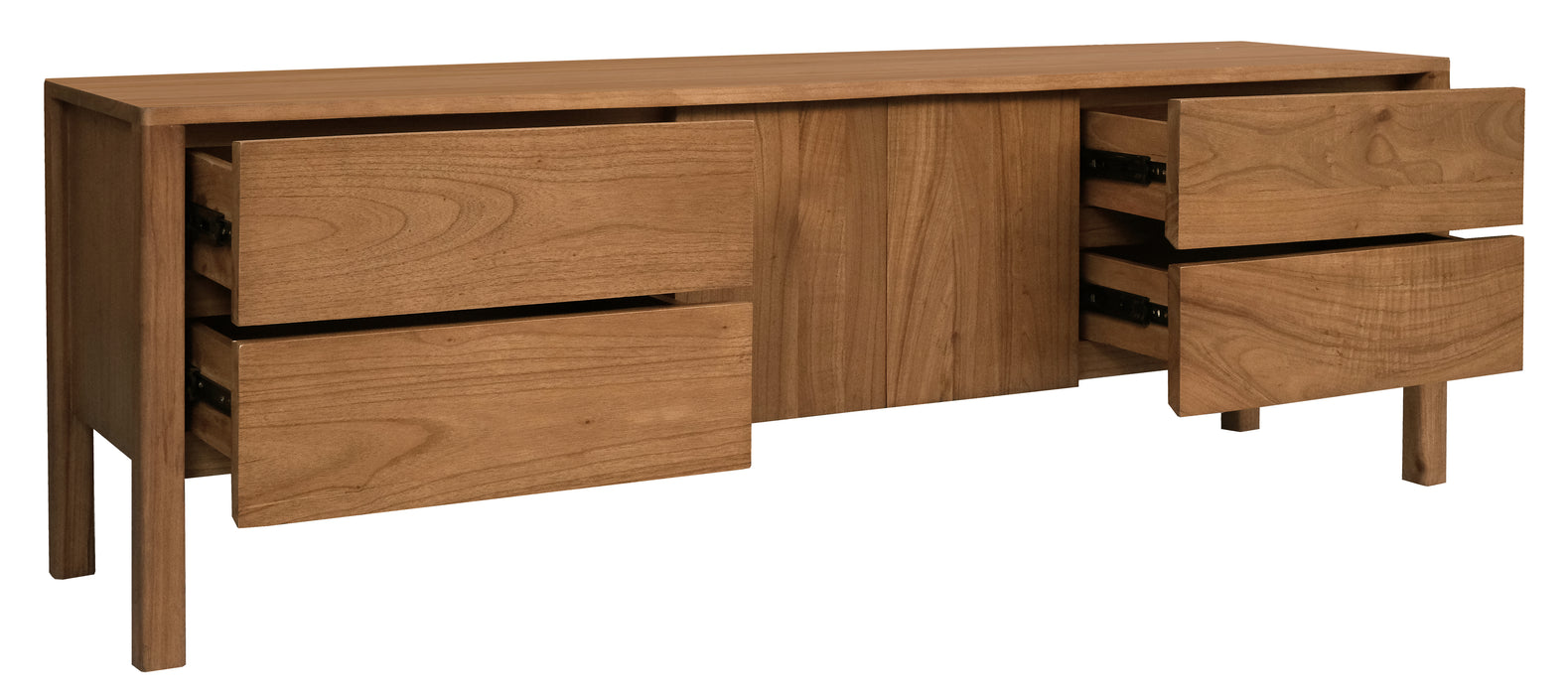 Adelle 2 Door 4 Drawer Entertaiment Unit (Almond)