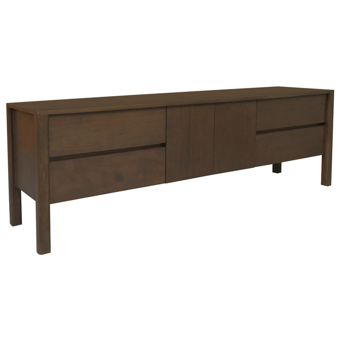 Adelle 2 Door 4 Drawer Entertaiment Unit (Walnut)