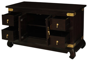 Dynasty 2 Door 4 Drawer Buffet (Chocolate)