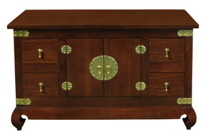 Dynasty 2 Door 4 Drawer Buffet (Mahogany)