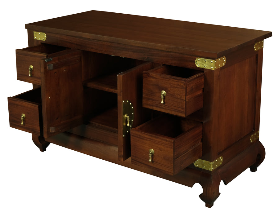 Dynasty 2 Door 4 Drawer Buffet (Mahogany)