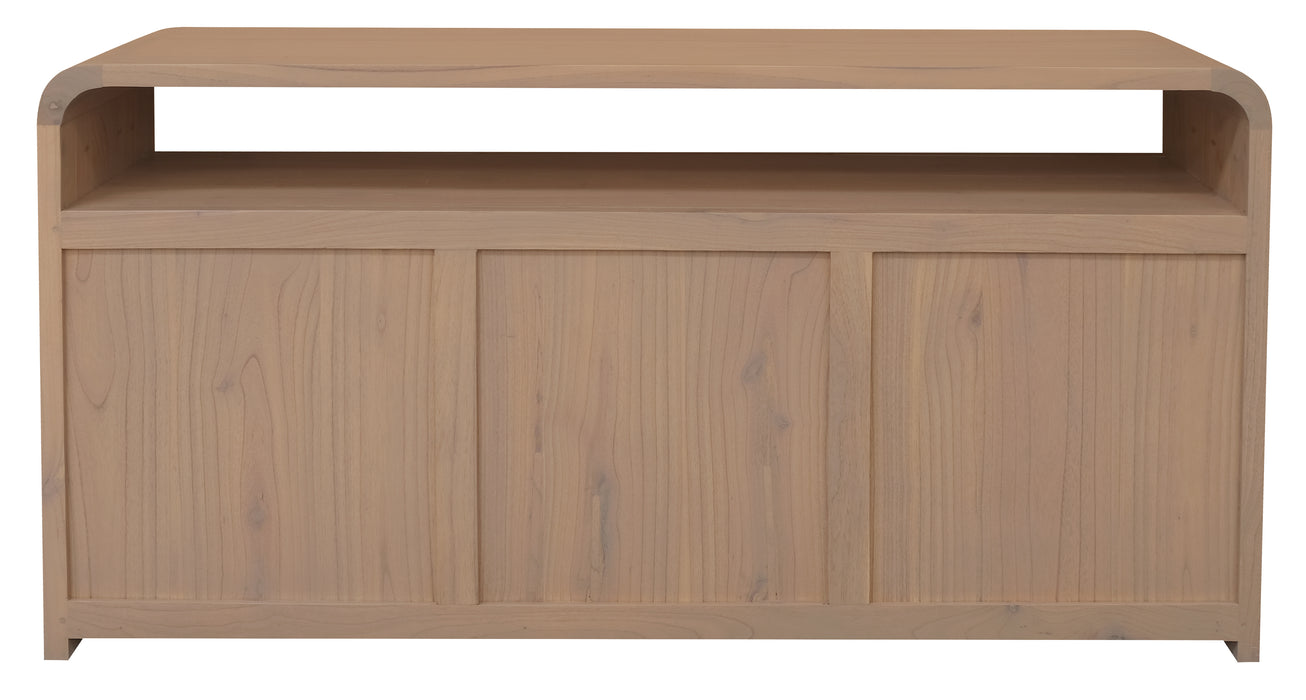 Gatsby Solid White Cedar 3 Door Buffet (Natural)
