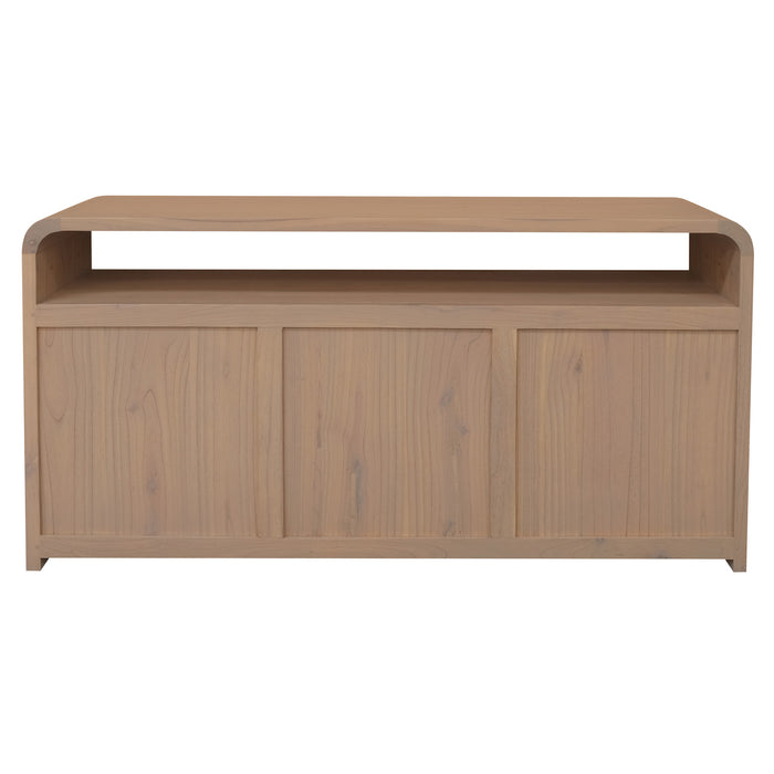 Gatsby Solid White Cedar 3 Door Buffet (Natural)
