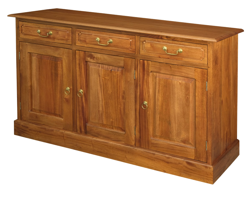 Tasmania 3 Door 3 Drawer Buffet (Light Pecan)