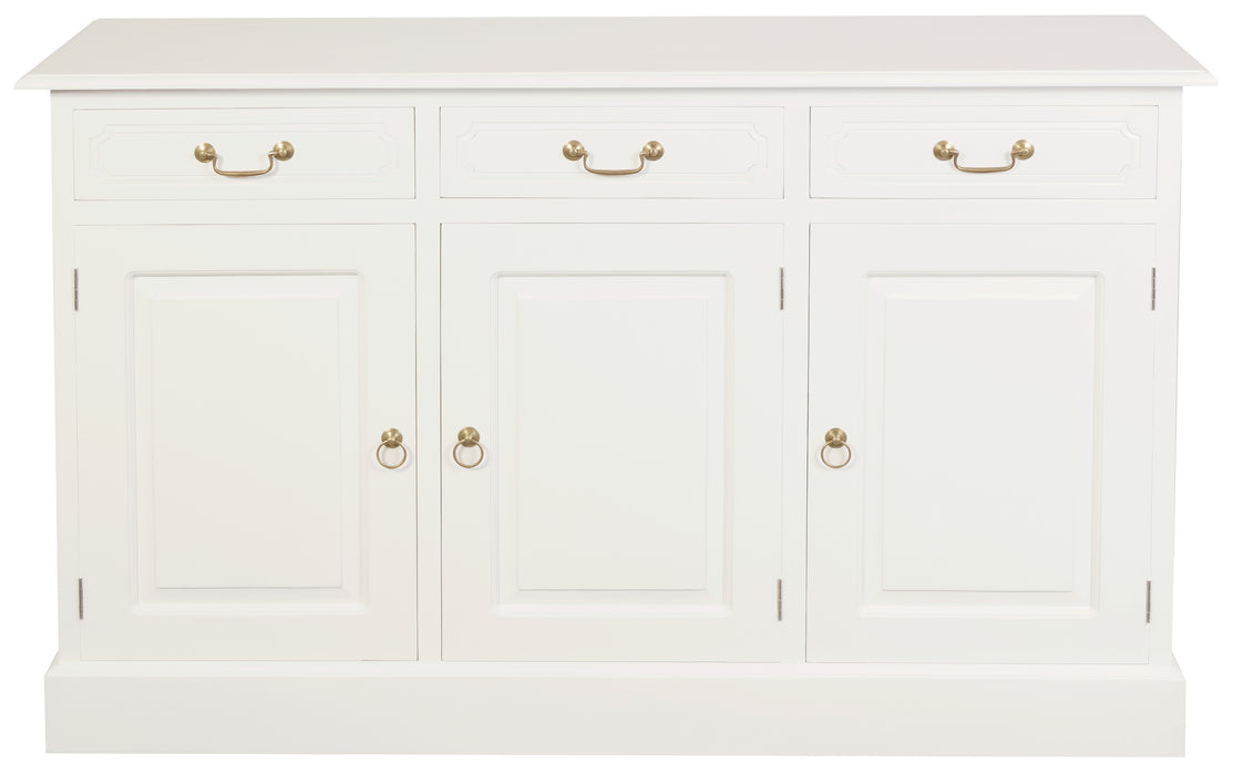 Tasmania 3 Door 3 Drawer Buffet (White)