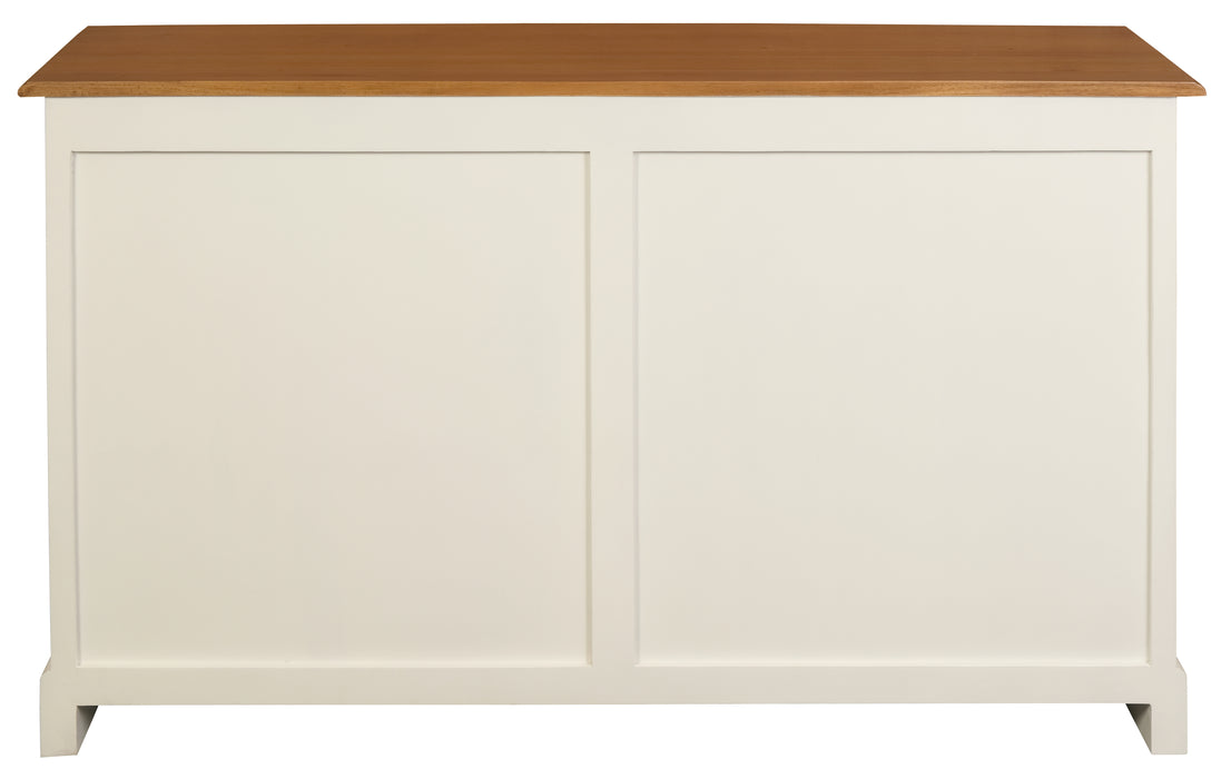 Tasmania 3 Door 3 Drawer Buffet (White Caramel)