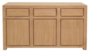 Amsterdam 3 Door 3 Drawer Buffet (Natural)