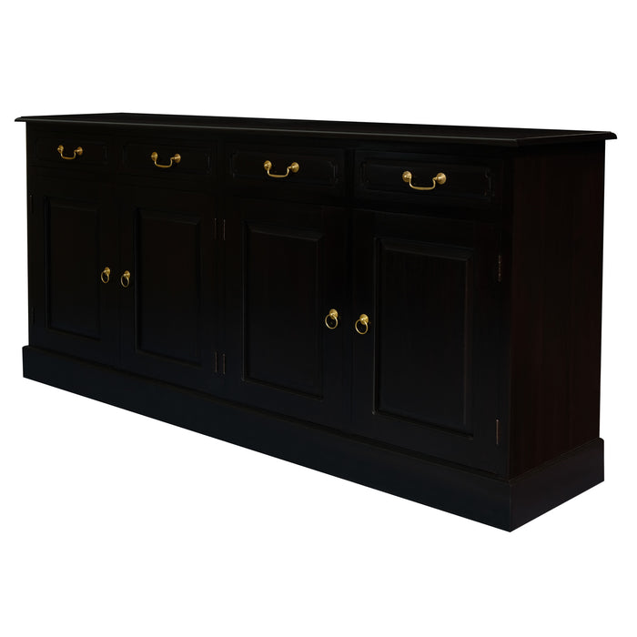 Tasmania 4 Door 4 Drawer Buffet (Chocolate)