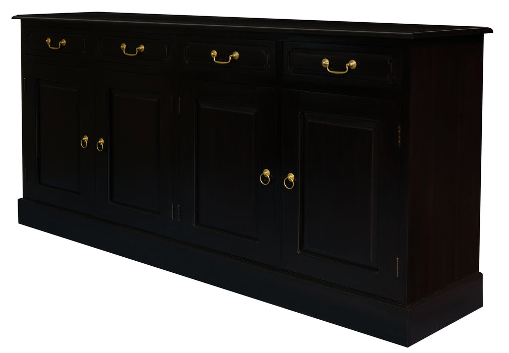 Tasmania 4 Door 4 Drawer Buffet (Chocolate)