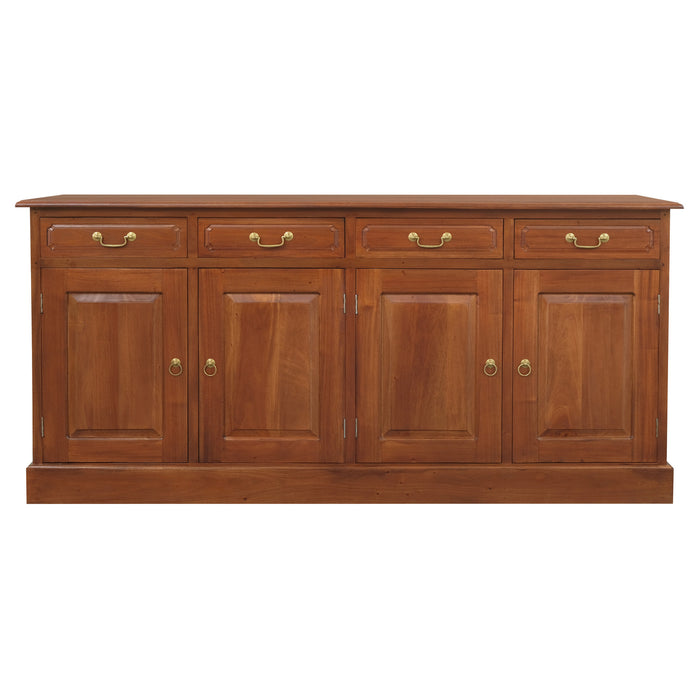 Tasmania 4 Door 4 Drawer Buffet (Light Pecan)