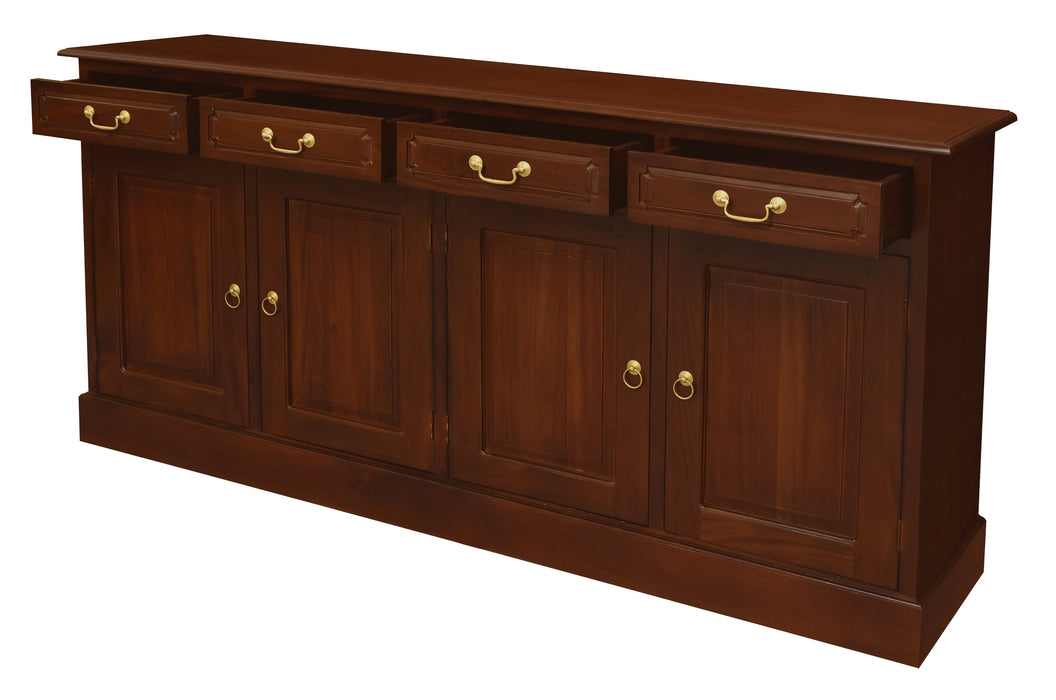 Tasmania 4 Door 4 Drawer Buffet (Mahogany)