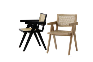 Scout Rattan Occasional Chairs Black (Set of 2)