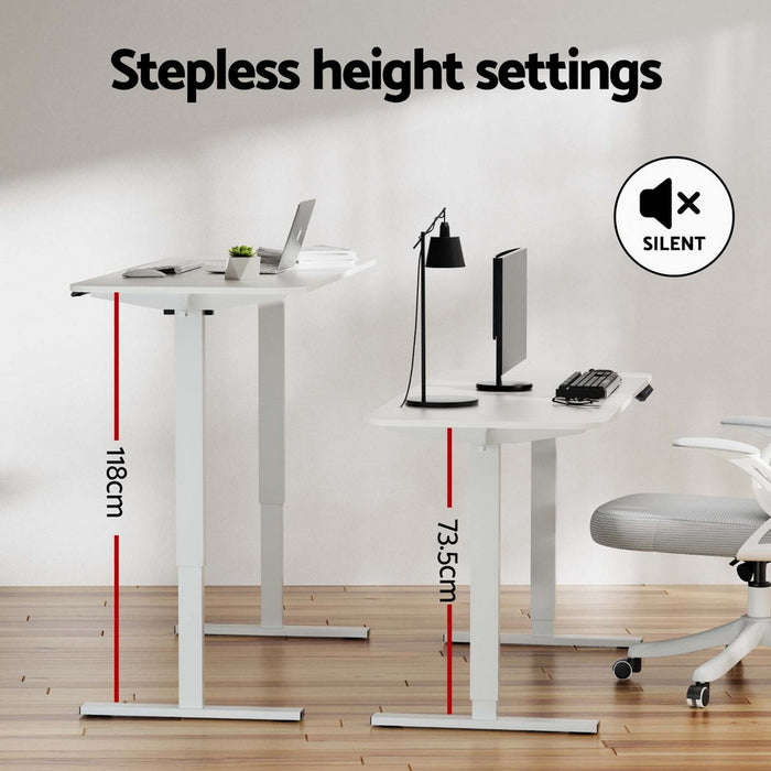 Artiss Electric Treadmill with 140cm Automatic Standing Desk Walking Pad 400mm