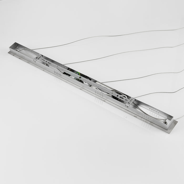 Segovia 5 Lts Bar Pendant - Chrome, Clear