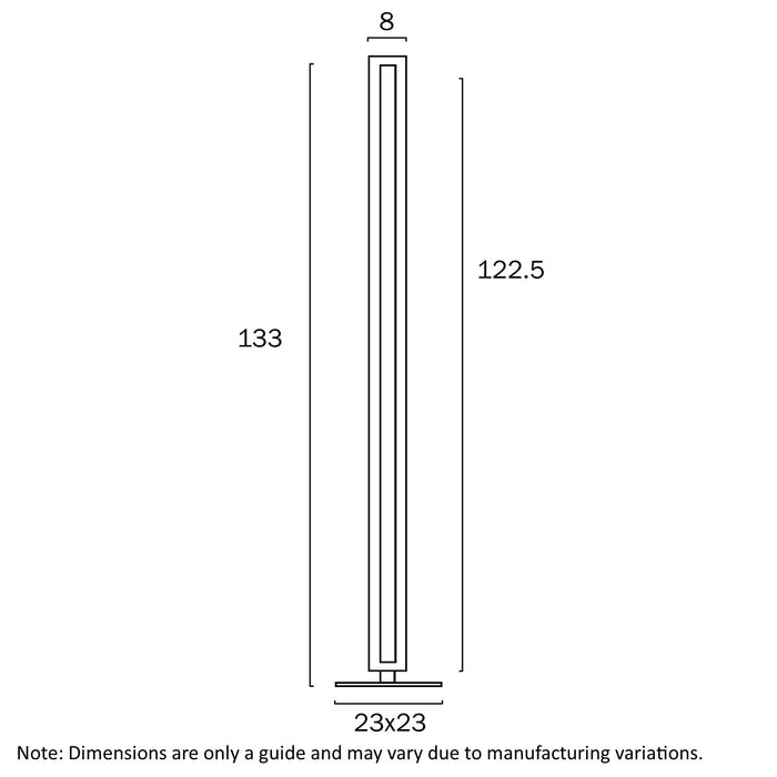 Serano Floor Lamp - Black, Gold