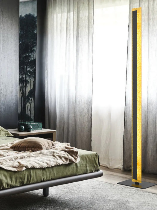 Serano Floor Lamp - Black, Gold