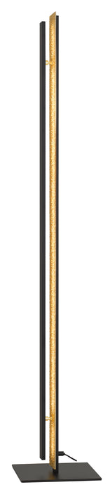 Serano Floor Lamp - Black, Gold