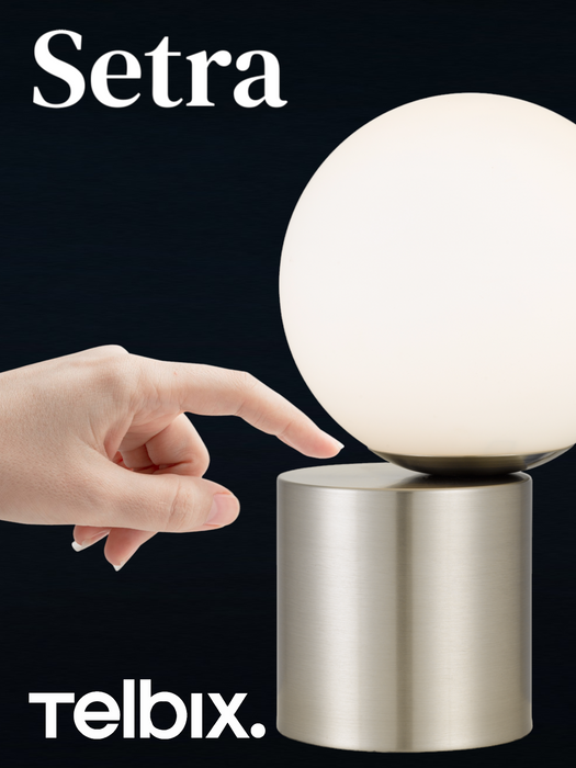 Setra Touch Table Lamp - Nickel