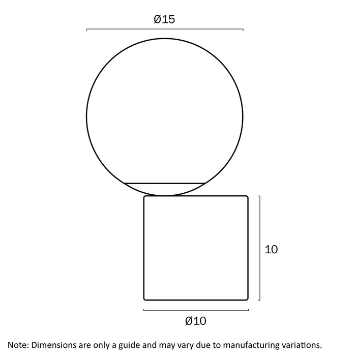 Setra Touch Table Lamp - Nickel