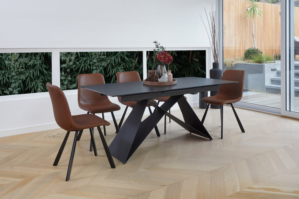 Collier Dining Chair Cognac Set of 2