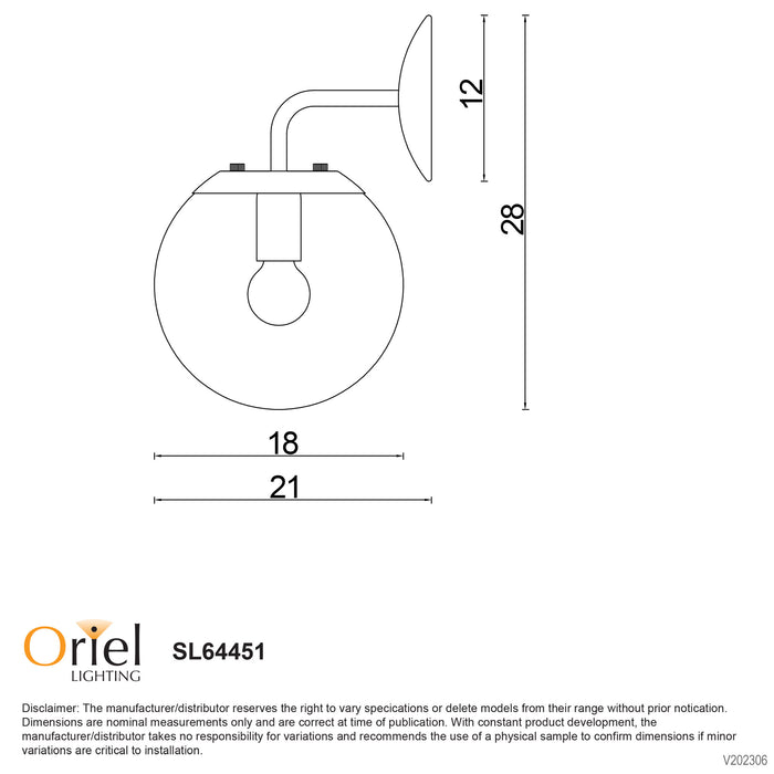 Newton Wall Light Bb