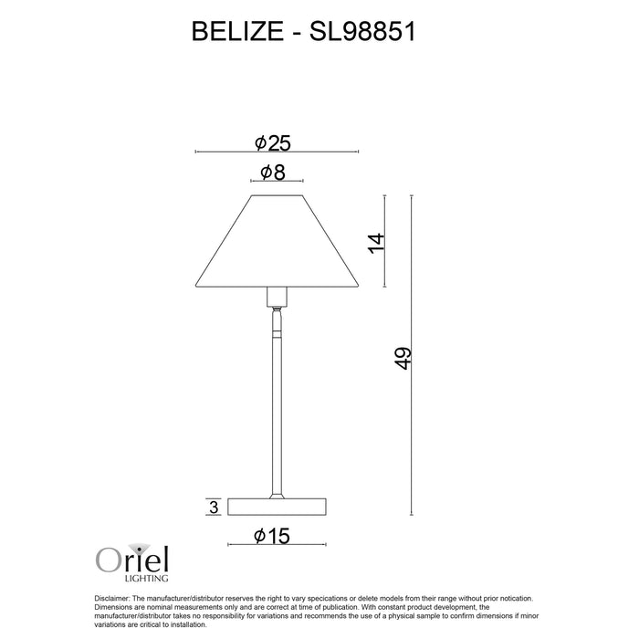 Belize Table