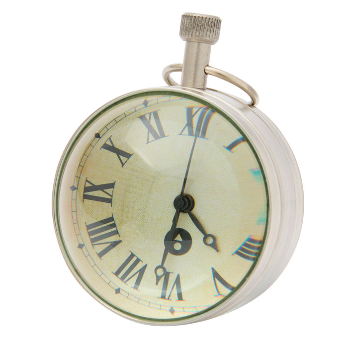Timekeepers Clock, Pewter