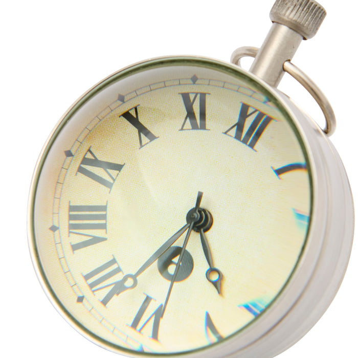 Timekeepers Clock, Pewter