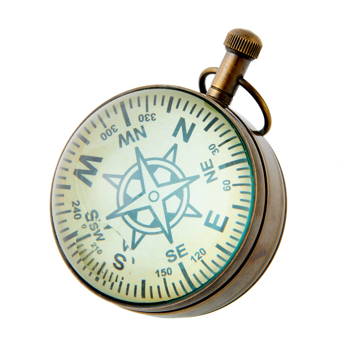 Timekeepers Clock - Brass